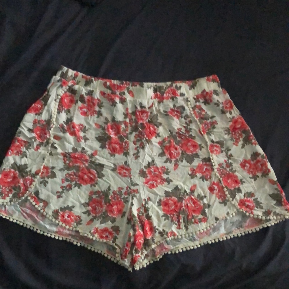 Floral Shorts +PLUS MODA 2X
